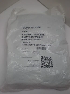 CommScope SA-3C 3-сторонний адаптер подвески для защелкивающихся вешалок, полимерный (10 шт.) - Изображение 1 из 2