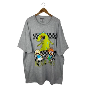 CAMISETA NICKELODEON RUGRATS REPTAR TOMMY CHUCKY TALLA 3XL Gris - Imagen 1 de 5