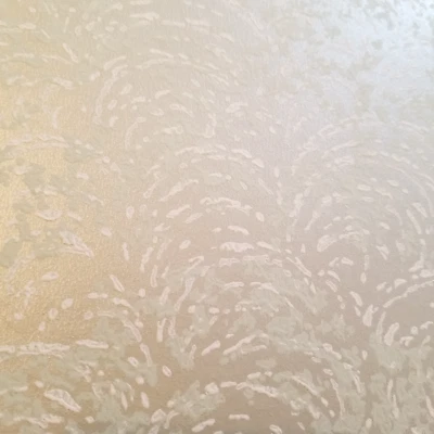 Vtg Wallpaper Sample Sheet Neutral Colors Design Camellia Craft Supply Dollhouse - Image 1 of 4