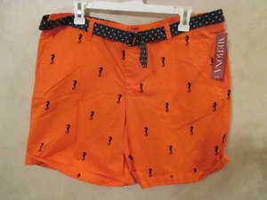 Merona Damenshorts Strand Seepferdchen Baumwolle ~ Taschen - Größe 2 4 6 8 10 12 14 16 - Bild 1 von 6