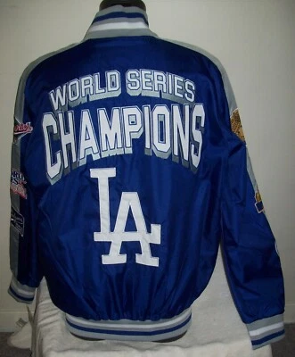 LOS ANGELES DODGERS 6 TME WORLD SERIES CHAMPION Spring Jacket  XL   Style 2 - Image 1 of 4