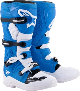 Alpinestars Tech 5 Riding Boots BLUE/WHITE Sizes 7-14 NEW - Picture 1 of 2