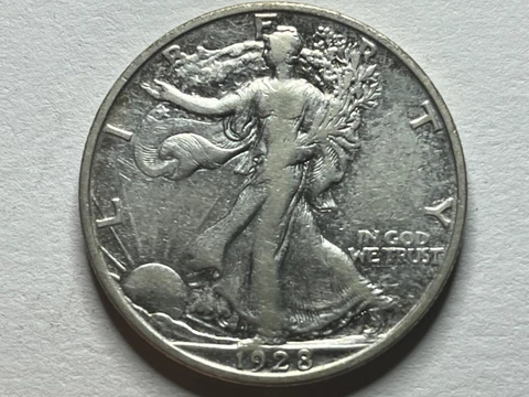 1928-S Walking Liberty Half Dollar - Nicely Circulated 50C Cover