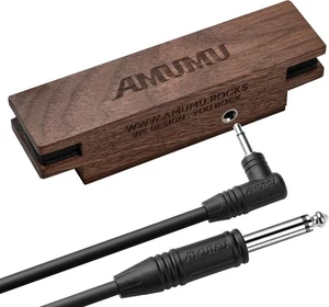 AMUMU SP30WN Walnut Woody Soundhole Pickup with Neodymium Magnet - Picture 1 of 9