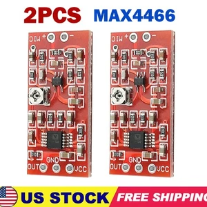 Módulo preamplificador de micrófono Electret 2 piezas Max4466 SSM2167 compresión de voz - Imagen 1 de 5