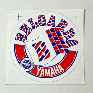 Yamaha Belgarda Sticker Adesivo Anni 80 Vintage 11 Cm  - Picture 1 of 4