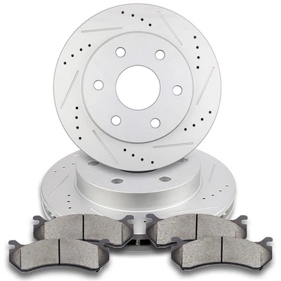 Pastillas de freno de rotores de disco delanteros de 305mm para Chevy Sierra Silverado 1500 Yukon Tahoe Foto 1 de 4