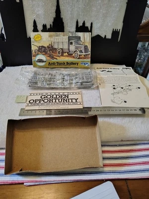 Plastic Model 1/76  Scale  Anti Tank Battery by MPC Models - Image 1 of 4