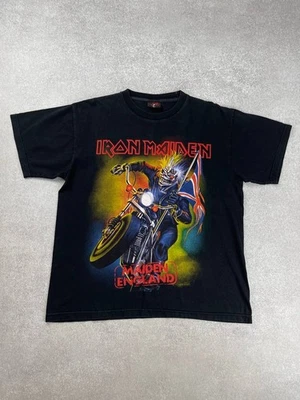 Vintage Iron Maiden Rock Band T-Shirt Size L Duties Paid USA — 第 1/4 张图片