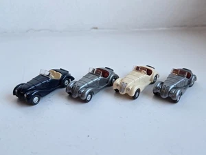 WIKING 4x BMW 328 828/1D stahlblau E silber B creme - Bild 1 von 7