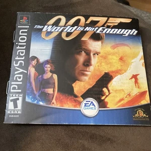 007 World Is Not Enough Sony PlayStation 1 PS1 - SOLO MANUAL - Sin juego - Imagen 1 de 3