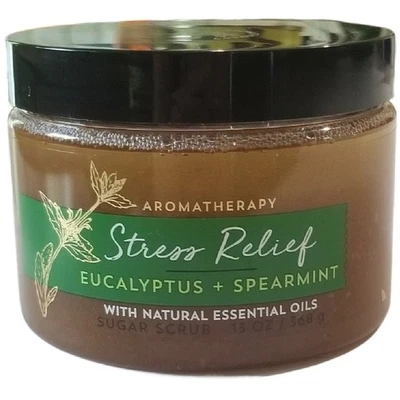 Bath & Body Works Eucalyptus/Spearmint Sugar Scrub 13 oz AROMATHERAPY SEALED - Image 1 of 4