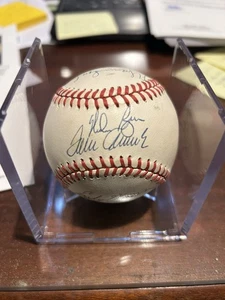 300 Win Club Ryan Seaver Carlton signed OAL (Brown) Ball JSA COA LOA 8 autos - Picture 1 of 7