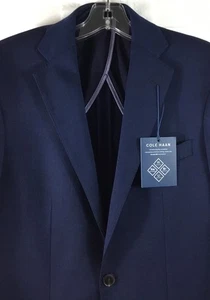 Cole Haan Grand OS Blazer Mens 36R Navy Sport Coat Unstructured 2-Button Jacket - Picture 1 of 10
