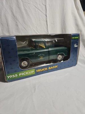 ERTL John Deere 1955 Pickup Truck Bank 1/25 Scale 1993 Model, Midland, USA - Image 1 of 4