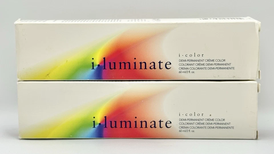 i Luminate i Color Demi Permanent Creme Hair Color 5M (5.6) Red Wine (2 Pack) — 第 1/4 张图片
