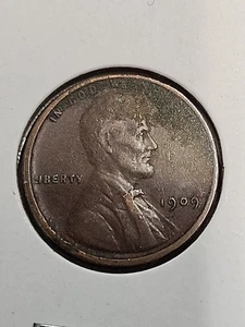 1909 VDB Lincoln wheat Cent Fine Condition - Picture 1 of 3
