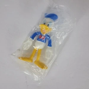 Kellogg's Walt Disney World Donald Duck biegsame Figur Spielzeug Vintage versiegelt - Bild 1 von 4