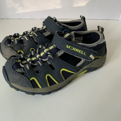Merrell Youth Hydro H2O Sandalia Senderista Zapatos Azul/Verde Talla 13M Foto 1 de 4