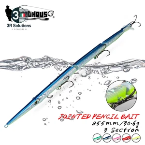 Hunthouse Matita Snodata Esca 3 Sezioni Richiamo Di Pesca 255Mm/30.6G Ago Affond - Picture 1 of 19