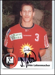 Tarjeta de autógrafo autógrafo firmada a mano SVEN LAKENMACHER Tus Nettelstedt original - Imagen 1 de 1