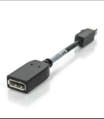 HP 703216-001 Mini DisplayPort (mDP) Male to DisplayPort (DP) Fema Adapter - Image 1 of 4