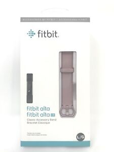 NEW Genuine Fitbit Alta & Alta HR Classic Accessory Band Light Pink Blush Sz L