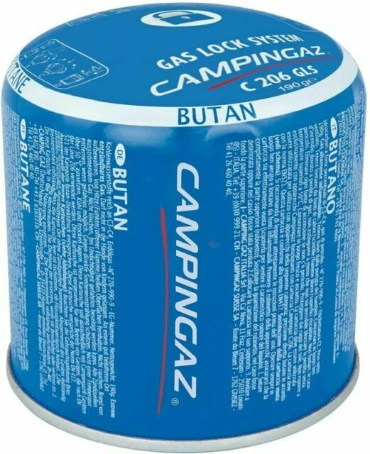 Campingaz C206 GLS Gas Cartridge - 190g (Blue)