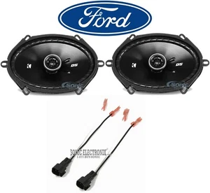 Kicker 6x8" Front Speaker Replacement Kit For 2001-2005 Ford Explorer Sport Trac - Picture 1 of 7