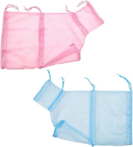 2 Pcs Cat Grooming Bath Bag Mesh Cat Washing Bag Biting Restraint for Pet Bathin - Picture 1 of 9