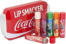 6 Lip Smacker Coca-cola Tin Collection Set of Glosses for Kids Assorted Flavours