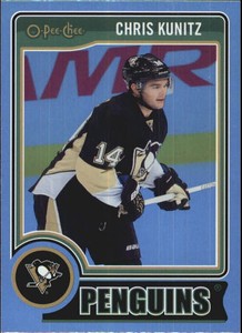 2014-15 O-Pee-Chee Rainbow Penguins Hockey Card #372 Chris Kunitz