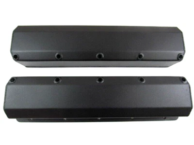 Juego de cubierta de válvula de aluminio fabricado Oldsmobile V8 350, 400, 425, 455 capa negra Foto 1 de 4