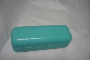 Tiffany & Co Signature Blue Sunglasses Eye Glasses Hard Case ONLY Clamshell - Picture 1 of 3