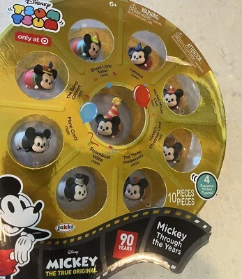 NUEVO Disney Tsum Tsum Mickey Through The Years 90th Anniversary Target Exclusivo Foto 1 de 4