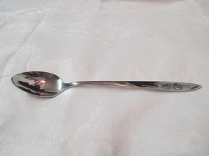 Vintage Oneida Community stainless Ice Tea Spoon My Rose - Picture 1 of 3