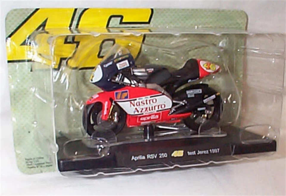 Aprilia RSV 250 Test Jerez 1997 Rossi Bike Collection 1-18 New Blister - Image 1 of 1