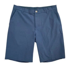 Adidas Shorts Mens 32 Dark Blue 10 in Inseam Lightweight Performance Golf Chino - Picture 1 of 12