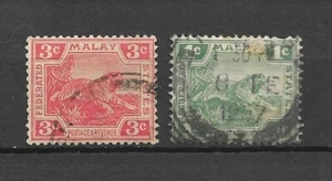 LOTE 6205 DE 2 SELLOS DE MALAYSIA - Imagen 1 de 1