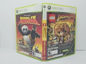 LEGO Indiana Jones & Kung Fu Panda - Confezione Doppia Microsoft Xbox 360 - Completo - Foto 1 di 11