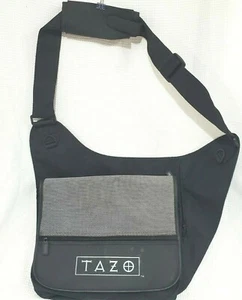Tazo Tea Leeds Cross body Black Messenger Bag promotional salesman advertising - Picture 1 of 12