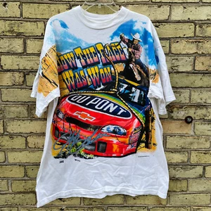 Vintage Jeff Gordon How The Race Was Won 1998 Wild West Nascar T-Shirt Herren 2XL LESEN - Bild 1 von 10