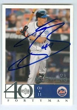 Joe McEwing autographed baseball card New York Mets 2003 Upper Deck 40 Man #620 - Image 1 of 1