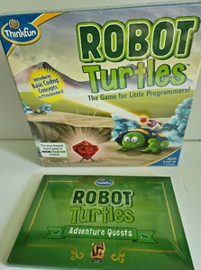 Robot Turtles Board Game Think Fun Basic Coding Concepts Preschoolers - Picture 1 of 8