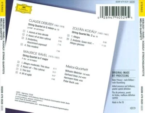DEBUSSY, RAVEL, KOD LY: STRING QUARTETS NEW CD - Imagen 1 de 1