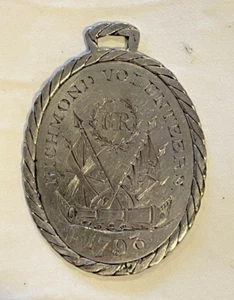 1798 Silver Richmond Volunteers Medal – E. Jones, Capt Rowland Presentation - Picture 1 of 2