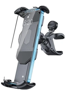 Bike Phone Mount w/ Anti Scratch&Super Stable 360 All Round Rotation - Picture 1 of 10