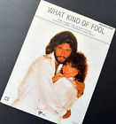 NEW SHEET MUSIC 1980 WHAT KIND OF FOOL BARBRA STREISAND BARRY GIBB (BEE GEES)