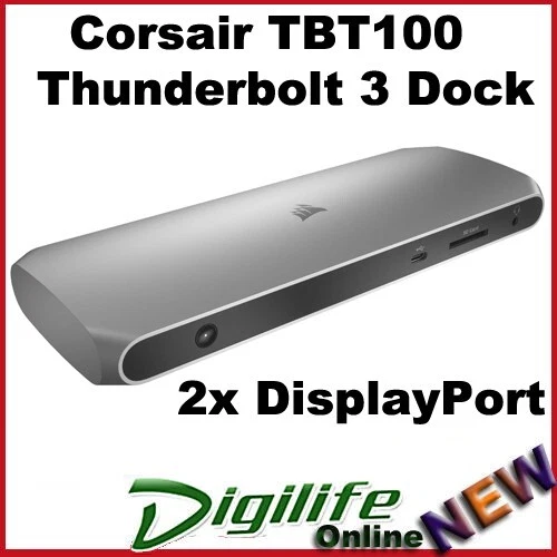 Corsair TBT100 DP Thunderbolt 3 with DisplayPort Docking Station (CU-9000006-AU)