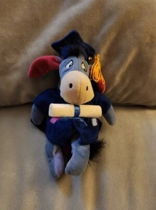 Disney Collectible - Graduation Eeyore Plush - Graduation Eeyore - Picture 1 of 2